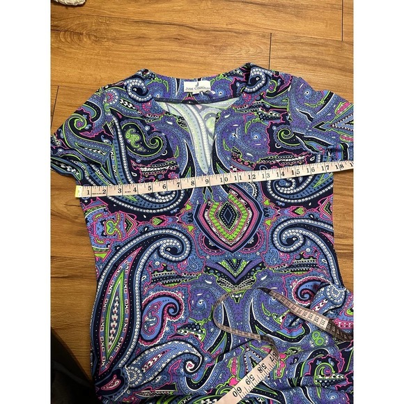 Jude Connally 3/4 Sleeve Print Dress - Picture 3 of 9